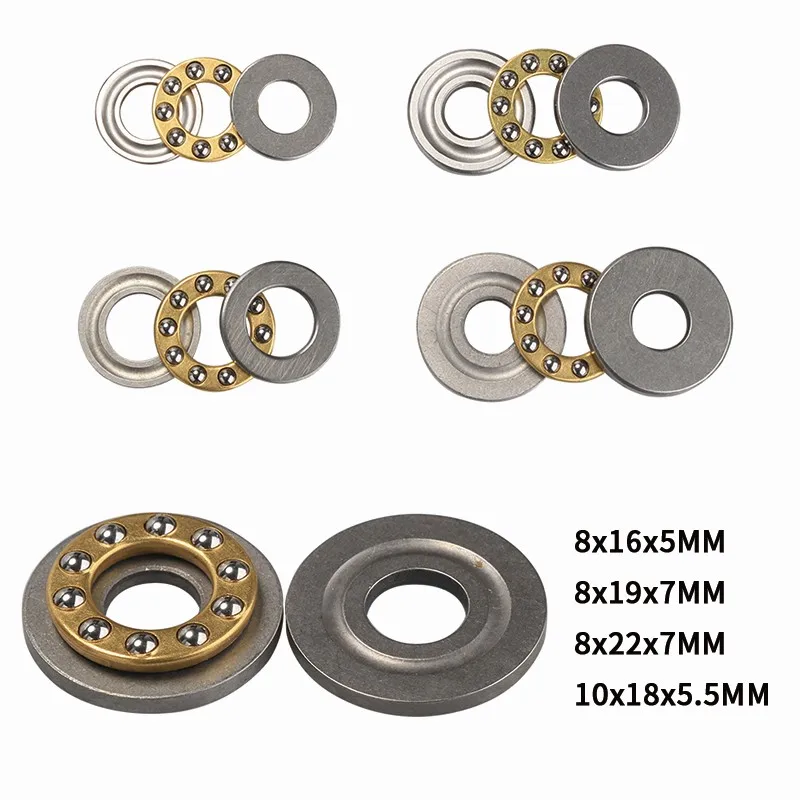 1Pcs High Precision Miniature Thrust Ball Bearings F8/F10 Metal Axial Ball Bearing Set for Hardware Accessories 8/10mm
1Pcs High Precision Miniature Thrust Ball Bearings F8/F10 Metal Axial Ball Bearing Set for Hardware Accessories 8/10mm