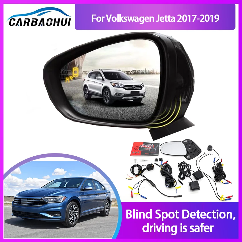 Система обнаружения слепых зон для Volkswagen VW Jetta 2017-2019, Автомобильное Зеркало BSA BSM, монитор BSD, вспомогательный Радар для изменения полосы движения
Система обнаружения слепых зон для Volkswagen VW Jetta 2017-2019, Автомобильное Зеркало BSA BSM, монитор BSD, вспомогательный Радар для изменения полосы движения