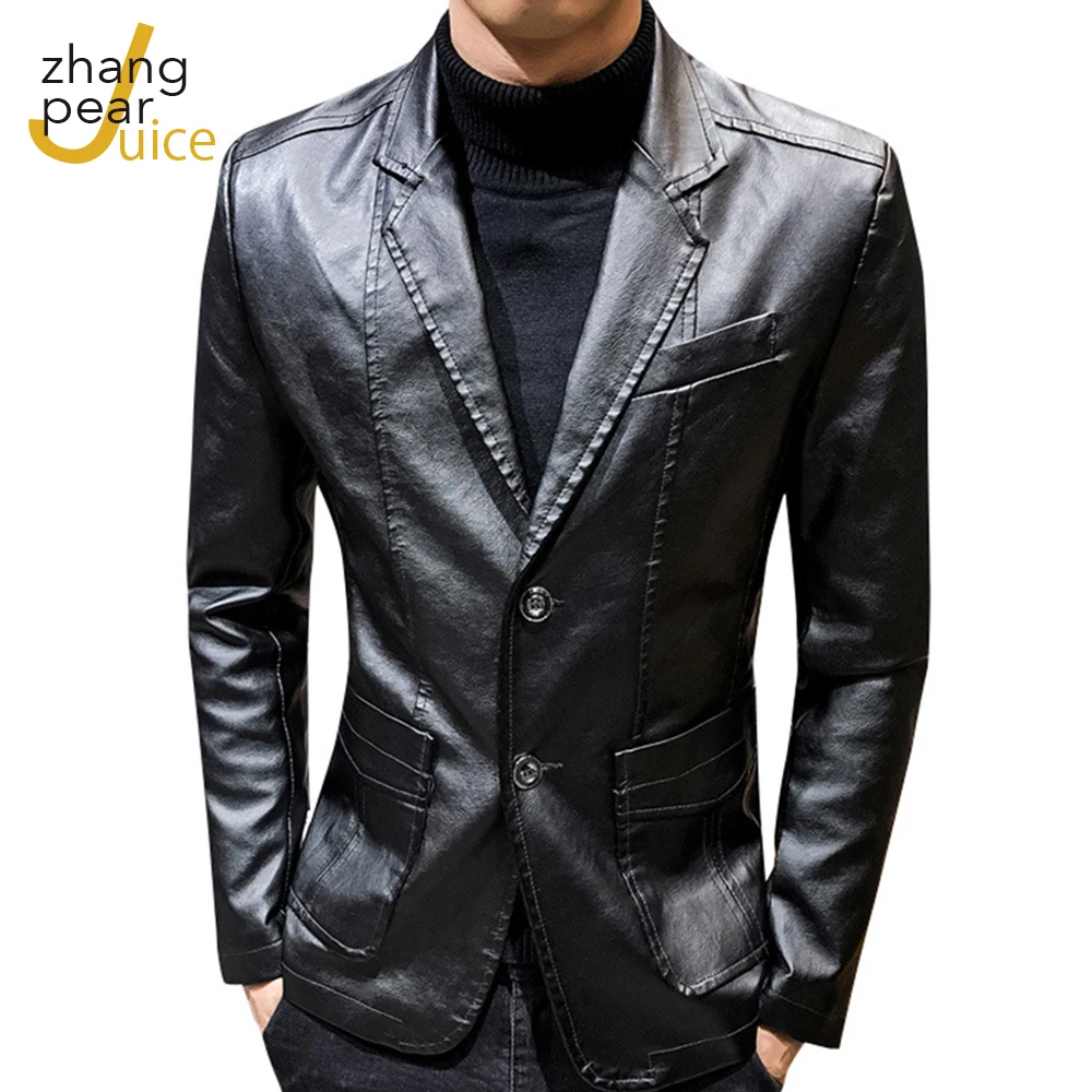 Men Europe And United States Solid Color PU Leather Jacket Youth Motorcycle Leather Jacket Office Business Jacket
Men Europe And United States Solid Color PU Leather Jacket Youth Motorcycle Leather Jacket Office Business Jacket