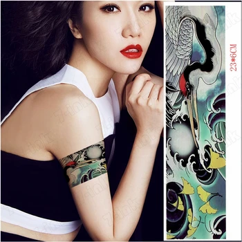 Waterproof Temporary Tattoo Sticker Red-crowned crane ginkgo leaf Fake Tatoo Flash Waist Arm Foot Tatto for Girl Women Men
Waterproof Temporary Tattoo Sticker Red-crowned crane ginkgo leaf Fake Tatoo Flash Waist Arm Foot Tatto for Girl Women Men