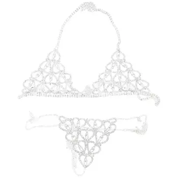 Bikini Suit Women's Suspenders Corset Underwear Sexy Underwear Chain Sexy Body Chain Underwear Thong Suit Jewelry
Bikini Suit Women's Suspenders Corset Underwear Sexy Underwear Chain Sexy Body Chain Underwear Thong Suit Jewelry
