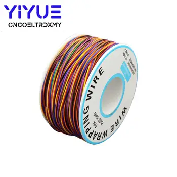 One Roll 8 Colors 30AWG Wire Wrapping Wire, Tinned Copper Solid, PVC insulation, Electronic Conductor Wire Connector
One Roll 8 Colors 30AWG Wire Wrapping Wire, Tinned Copper Solid, PVC insulation, Electronic Conductor Wire Connector