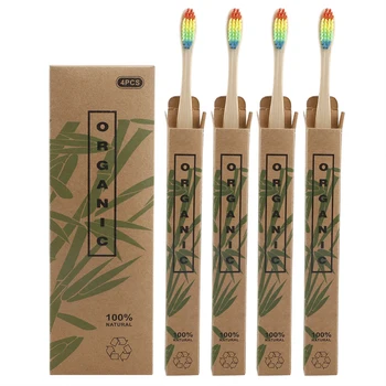 4pcs Bamboo Toothbrush Environmentally Health Soft Fibre Wood Wooden Tooth Brushes For Adult Children Tooth Brush Eco Products
4pcs Bamboo Toothbrush Environmentally Health Soft Fibre Wood Wooden Tooth Brushes For Adult Children Tooth Brush Eco Products