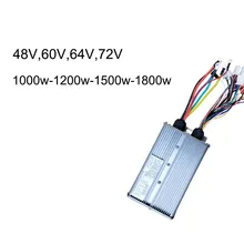 1200W 48V/60V/72V 50A Electric Bicycle Brushless Hub Motor Controller 18mos For E-Bike E-Scooter Controller Electric Bike Accs
1200W 48V/60V/72V 50A Electric Bicycle Brushless Hub Motor Controller 18mos For E-Bike E-Scooter Controller Electric Bike Accs
