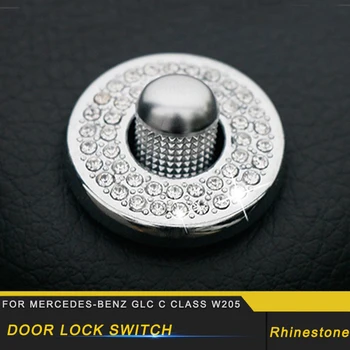 For Mercedes Benz GLC C Class W205 2016-2019 Auto Car Rhinestone Door Lock Switch Circle Trim Cover Sticker Accessories
For Mercedes Benz GLC C Class W205 2016-2019 Auto Car Rhinestone Door Lock Switch Circle Trim Cover Sticker Accessories