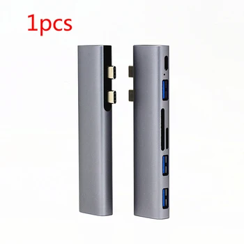 6 In 1 PD Charging Aluminum Alloy Connection Sharing Desktop Type C USB Hub Adapter Expander TF Card Laptop Universal
6 In 1 PD Charging Aluminum Alloy Connection Sharing Desktop Type C USB Hub Adapter Expander TF Card Laptop Universal