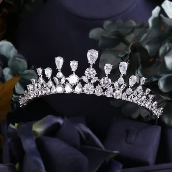 jankelly Crystal Ladies Wedding Headpieces With cube zircon Wholesale Bridal Hair Accessories Headdress Bridal Hair Tiaras
jankelly Crystal Ladies Wedding Headpieces With cube zircon Wholesale Bridal Hair Accessories Headdress Bridal Hair Tiaras