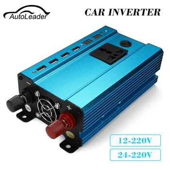 Inverter 1000W/2000W 12V/24V DC to 220V Pure Sine Wave Power Inverter 4USB Interface Voltage Transformer Smart LCD Display
Inverter 1000W/2000W 12V/24V DC to 220V Pure Sine Wave Power Inverter 4USB Interface Voltage Transformer Smart LCD Display