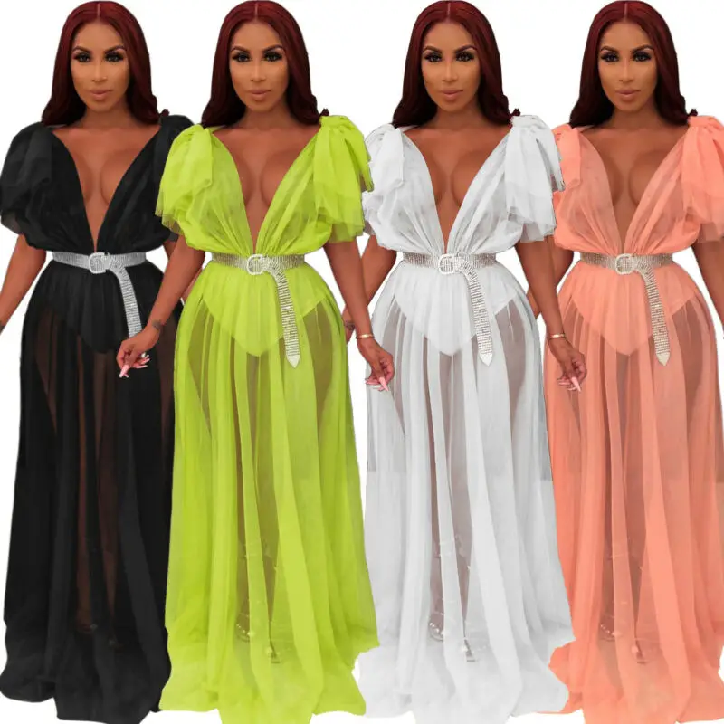 2019 New Cover-ups Boho Women Summer Beachwear Mesh Sheer See Through Tunic Dress Bikini Bath Sarong Wrap Swimsuit Cover Up
2019 New Cover-ups Boho Women Summer Beachwear Mesh Sheer See Through Tunic Dress Bikini Bath Sarong Wrap Swimsuit Cover Up