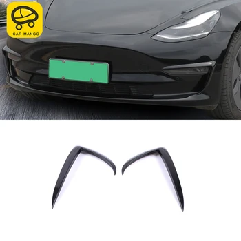 CarManGo For Tesla Model 3 2017-2020 Car Accessories Front Corner Guard Cover Sticker Frame ABS Carbon Exterior Moulding Chrome
CarManGo For Tesla Model 3 2017-2020 Car Accessories Front Corner Guard Cover Sticker Frame ABS Carbon Exterior Moulding Chrome