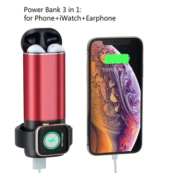 Lantro JS Three-in-One Wireless Mobile Power Bank Charger for iWatch Earphone and Wire Charger for Smartphones
Lantro JS Three-in-One Wireless Mobile Power Bank Charger for iWatch Earphone and Wire Charger for Smartphones