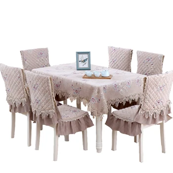 European Rectangular Table Cover Vintage Table Cloth For Events Anti-dirty Cusion Cover Banquet Chair Floral Tablecloth Set W
European Rectangular Table Cover Vintage Table Cloth For Events Anti-dirty Cusion Cover Banquet Chair Floral Tablecloth Set W