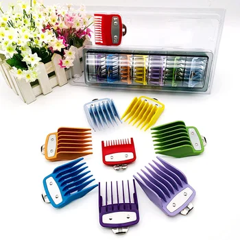 High Quality 8/10 Pcs Hair Clipper Limit Comb Guide Attachment Accessories Portable Barbers Tool 
High Quality 8/10 Pcs Hair Clipper Limit Comb Guide Attachment Accessories Portable Barbers Tool