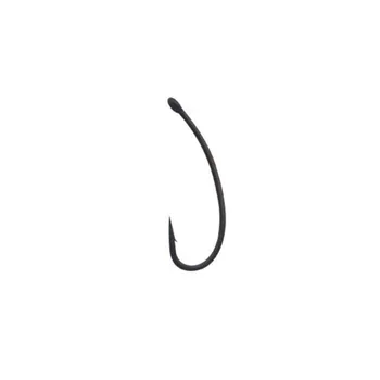 1000pcs/lot Wholsesale By Bulk Barbed Eyed Circle Fishhooks Long Handle Turndown Teflon Carp Fishing Hook Tackles Pesca Peche