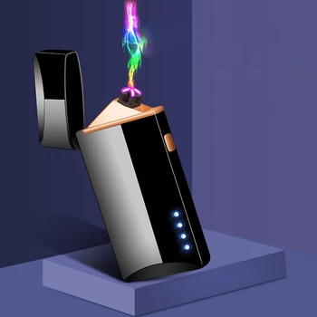 Mini Metal USB Arc Lighter Cigarette New Plasma Flameless Electric Lighter Windproof LED Power Display Gadgets for Men
Mini Metal USB Arc Lighter Cigarette New Plasma Flameless Electric Lighter Windproof LED Power Display Gadgets for Men