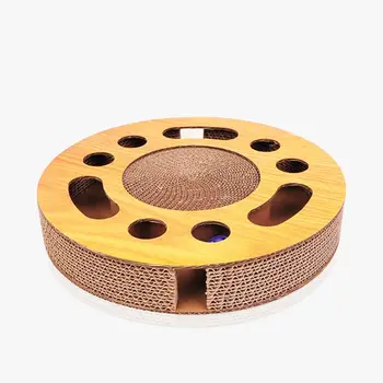 Pet Cat Scratcher Interactive Catnip Toys Kitten Scratching Cardboard with Balls A69D
Pet Cat Scratcher Interactive Catnip Toys Kitten Scratching Cardboard with Balls A69D