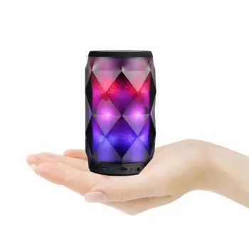 Crystal Cans Colorful Light Speaker Portable Card Touch Outdoor Wired/Wireless Portable Speaker Bass Sounds 
Crystal Cans Colorful Light Speaker Portable Card Touch Outdoor Wired/Wireless Portable Speaker Bass Sounds