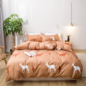 2020 NEW ARRIVAL 3/4PCS Bedding Set Skin-friendly Bed Linen Comforter Duvet cover Flat Bed Sheet Pillowcase Home Textile 
2020 NEW ARRIVAL 3/4PCS Bedding Set Skin-friendly Bed Linen Comforter Duvet cover Flat Bed Sheet Pillowcase Home Textile