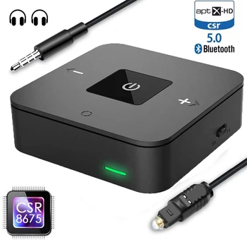 Bluetooth 5.0 Aptx HD LL Low Latency RCA Aux 3.5mm SPDIF Optical Toslink Audio TV Transmitter Receiver Wireless Music Adapter
Bluetooth 5.0 Aptx HD LL Low Latency RCA Aux 3.5mm SPDIF Optical Toslink Audio TV Transmitter Receiver Wireless Music Adapter