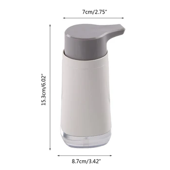 Manual Push 300ml Soap Dispenser Multifunctional Hand Sanitizer Shampoo Shower
Manual Push 300ml Soap Dispenser Multifunctional Hand Sanitizer Shampoo Shower
