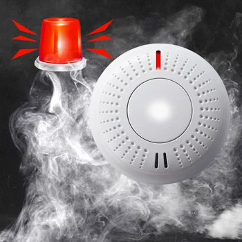 White Smoke Fire Alarm Remote Wireless Control sound alert Detector Sensor Detection for Home Security
White Smoke Fire Alarm Remote Wireless Control sound alert Detector Sensor Detection for Home Security