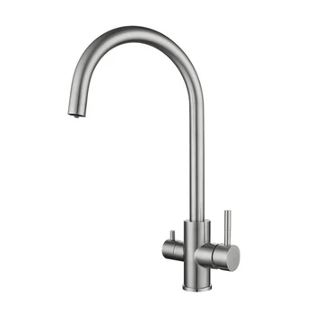 Drinking Water Filter Lead Free 3-Way Kitchen Faucet for Reverse Osmosis System Hot and Cold Water
Drinking Water Filter Lead Free 3-Way Kitchen Faucet for Reverse Osmosis System Hot and Cold Water