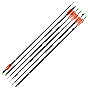 6/12/24pcs Fiberglass Arrows with Replaceable Arrowhead for Recurve Bow Archery Hunting Target Practice Arrow Sports Goods
6/12/24pcs Fiberglass Arrows with Replaceable Arrowhead for Recurve Bow Archery Hunting Target Practice Arrow Sports Goods
