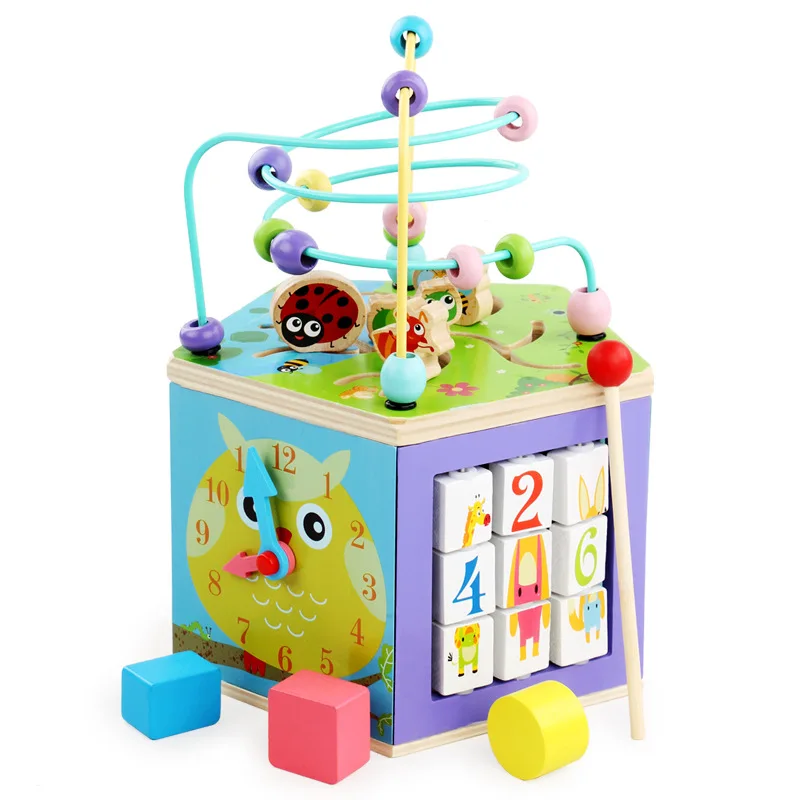 Children Wooden Large Size Multi-functional Educational Large Bead-stringing Toy Treasure Chest Infants Early Childhood Intellec
Children Wooden Large Size Multi-functional Educational Large Bead-stringing Toy Treasure Chest Infants Early Childhood Intellec