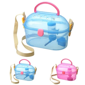 Hamster Carrier Portable Breathable Hamster Travel Cage with Bottle and Feeder Small Animal Clear Carrier Bag Pet Supplies
Hamster Carrier Portable Breathable Hamster Travel Cage with Bottle and Feeder Small Animal Clear Carrier Bag Pet Supplies