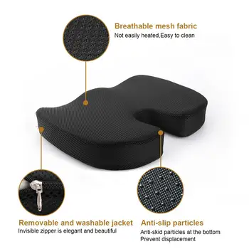 Memory Foam Slow Rebound Cushion Memory Foam Cushion Health Cervical Cushion Beautiful Buttocks Relax Relieve Spine Pressure
Memory Foam Slow Rebound Cushion Memory Foam Cushion Health Cervical Cushion Beautiful Buttocks Relax Relieve Spine Pressure
