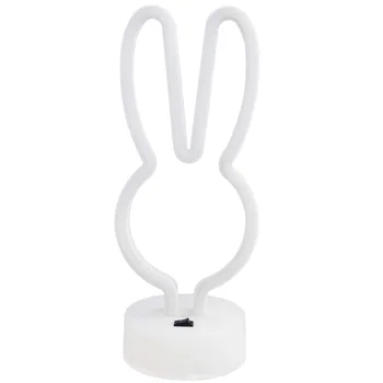 Decorative Rabbit Neon Sign Light LED Cute Animal Neon Marquee Light Art Wall Decor for Baby Room Child Party Table Art Decorati
Decorative Rabbit Neon Sign Light LED Cute Animal Neon Marquee Light Art Wall Decor for Baby Room Child Party Table Art Decorati
