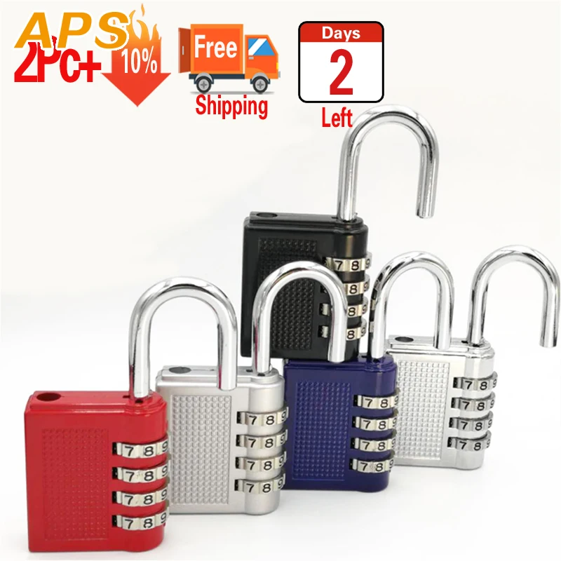 80*43*14mm 4 Dial Digit Combination Lock Weatherproof Security Padlock Outdoor Gym Safely Code Lock Red Black Sliver Blue
80*43*14mm 4 Dial Digit Combination Lock Weatherproof Security Padlock Outdoor Gym Safely Code Lock Red Black Sliver Blue