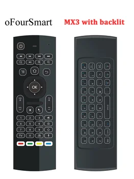 MX3-L MX3-ML Air Mouse Smart Voice Remote Control Backlit 2.4G Wireless Keyboard IR Learning For Android TV BOX MX3 backlight
MX3-L MX3-ML Air Mouse Smart Voice Remote Control Backlit 2.4G Wireless Keyboard IR Learning For Android TV BOX MX3 backlight