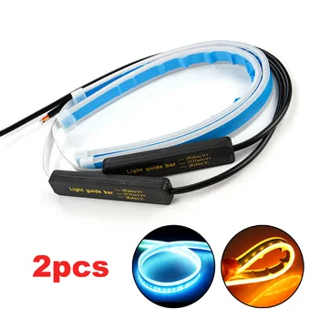 2 Pcs/set 60CM Slim Amber Sequential Flexible LED DRL Turn Signal Strip For Headlight Useful Auto Replacement
2 Pcs/set 60CM Slim Amber Sequential Flexible LED DRL Turn Signal Strip For Headlight Useful Auto Replacement