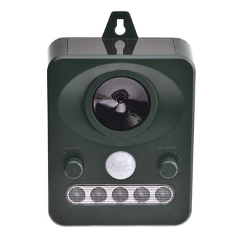 Waterproof Solar Powered Ultrasonic Animal Repeller For Driving Away Dogs Cats Birds 
Waterproof Solar Powered Ultrasonic Animal Repeller For Driving Away Dogs Cats Birds