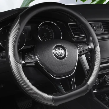 D Shape Car Steering Wheel Cover Leather for Golf K3 POLO JATTA Suzuki Swift Nissan Rogue 2017 2018 2019 2020
D Shape Car Steering Wheel Cover Leather for Golf K3 POLO JATTA Suzuki Swift Nissan Rogue 2017 2018 2019 2020