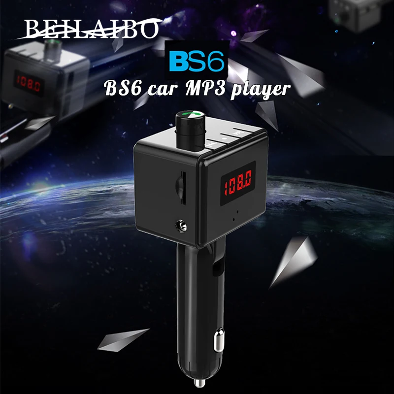Car MP3 player FM transmitter car cigarette lighter Bluetooth hands-free kit multi-function car car charger voice navigation BS6
Car MP3 player FM transmitter car cigarette lighter Bluetooth hands-free kit multi-function car car charger voice navigation BS6