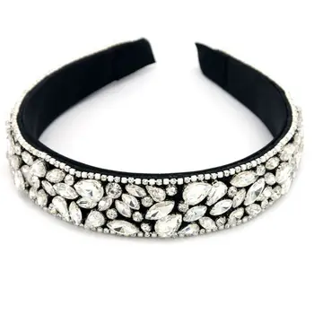 Baroque Ladies Handmade Jewelry Headband Clear Water Drop Faux Crystal Luxury Bandana Wedding Bridal Prom Party Crown
Baroque Ladies Handmade Jewelry Headband Clear Water Drop Faux Crystal Luxury Bandana Wedding Bridal Prom Party Crown