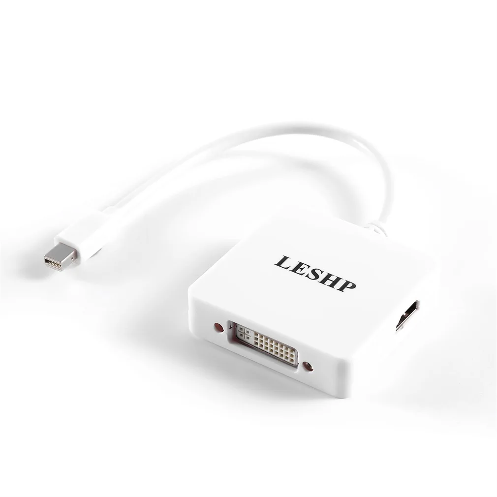 Multi-Function 3 in 1 Mini Displayport DP to DVI HDMI DP Cable Adapter Display Port Male to Female For Mac Macbook Pro Air
Multi-Function 3 in 1 Mini Displayport DP to DVI HDMI DP Cable Adapter Display Port Male to Female For Mac Macbook Pro Air