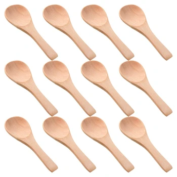 50 Small Wooden Spoon Mini Natural Spoon, Wooden Honey Teaspoon Cooking Seasoning Spoon, Suitable for Kitchen Flavoring Oil Coff
50 Small Wooden Spoon Mini Natural Spoon, Wooden Honey Teaspoon Cooking Seasoning Spoon, Suitable for Kitchen Flavoring Oil Coff