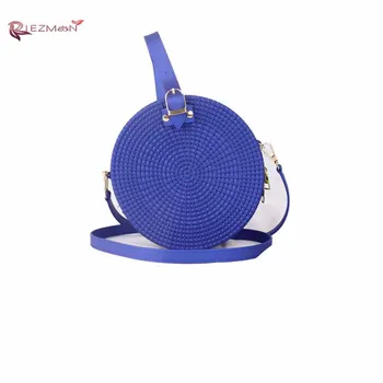 RIEZMAN Woven Round Women Handbags Frosted PVC Jelly Bags Crossbody Bags For Woman Fashion Simple Shoulder Messenger Bag Ladies
RIEZMAN Woven Round Women Handbags Frosted PVC Jelly Bags Crossbody Bags For Woman Fashion Simple Shoulder Messenger Bag Ladies