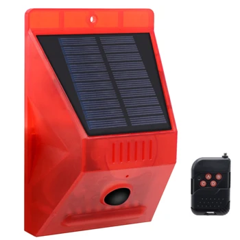 Solar Sound Alert Flash Warning Sound Light Alarm Motion Sensor Siren Strobe Security Alarm System for Outdoor Farm
Solar Sound Alert Flash Warning Sound Light Alarm Motion Sensor Siren Strobe Security Alarm System for Outdoor Farm