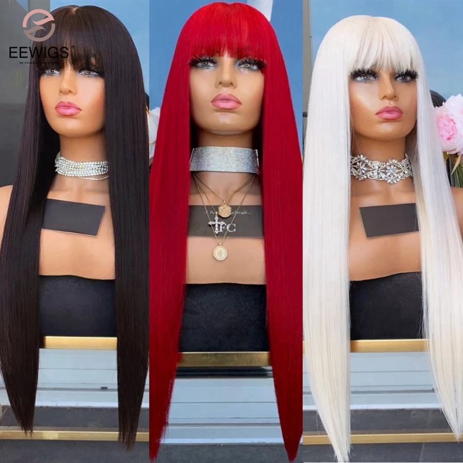 wig with bangs