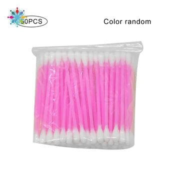 50Pcs/Pack Disposable Cotton Swab Plastic Handle Make Up Swab Applicator Cleaning Cotton Swab 
50Pcs/Pack Disposable Cotton Swab Plastic Handle Make Up Swab Applicator Cleaning Cotton Swab