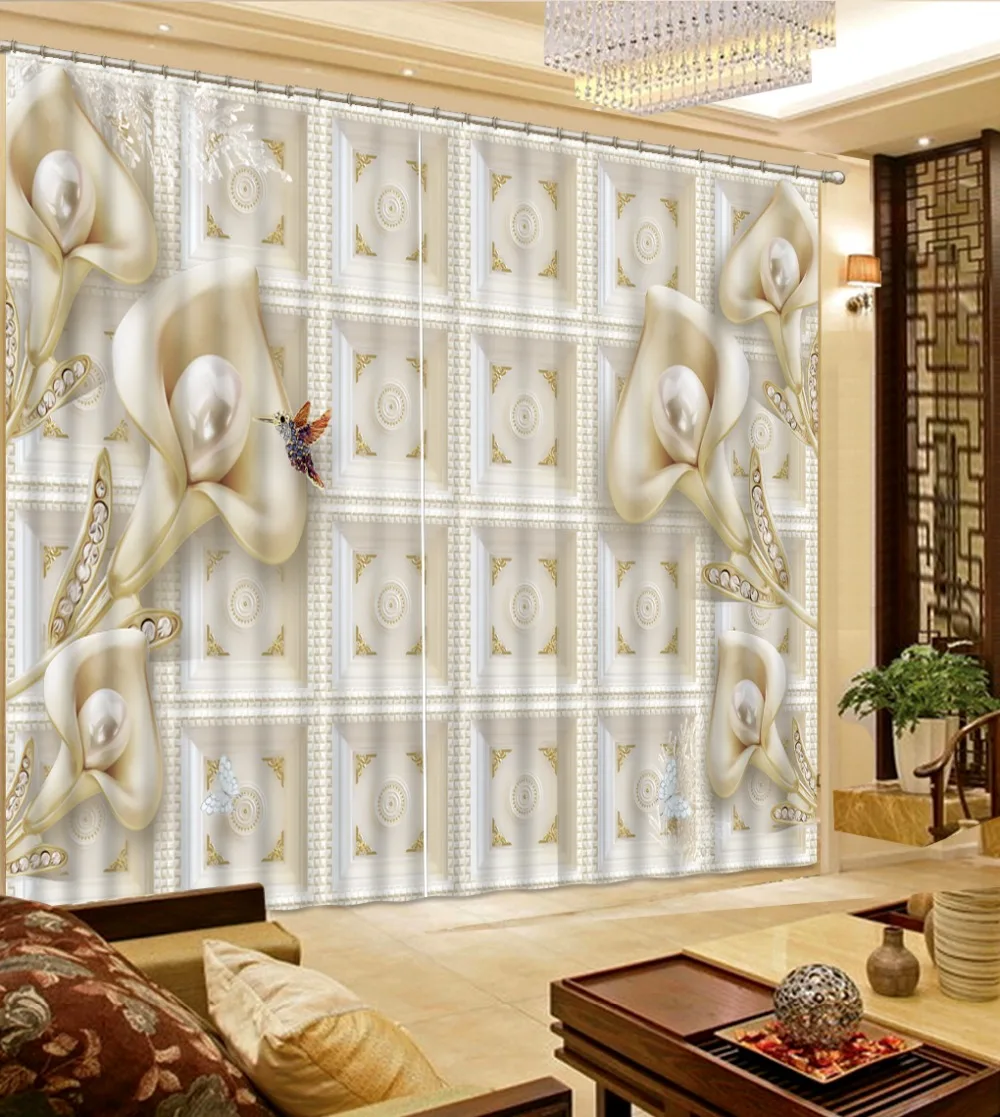 Natural Beautiful Modern Home Decor Relief 3d Flower Curtains Blackout Curtain Window
Natural Beautiful Modern Home Decor Relief 3d Flower Curtains Blackout Curtain Window