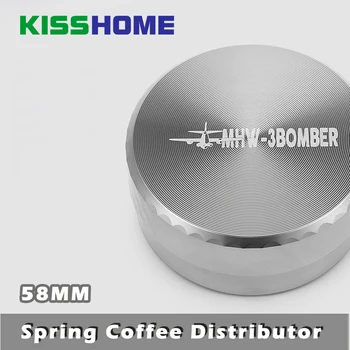 NEW 58mm Spring Coffee Distributor Espresso Tamper Espresso Distributor Stainless Steel Coffee Powder Hammer Coffee Accessories
NEW 58mm Spring Coffee Distributor Espresso Tamper Espresso Distributor Stainless Steel Coffee Powder Hammer Coffee Accessories