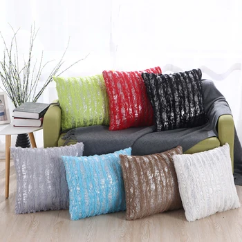New Plush Pillowcase Soft wool Gold Silver Furry Cushion Cover Square Waist Throw Pillow Cover 1PC
New Plush Pillowcase Soft wool Gold Silver Furry Cushion Cover Square Waist Throw Pillow Cover 1PC