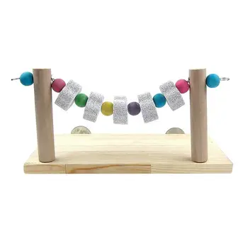 1pc Stand Durable Stone String Creative Wood Jumping Board Activity Toy Training Stand Stand Rack Swing for Bird Parrot
1pc Stand Durable Stone String Creative Wood Jumping Board Activity Toy Training Stand Stand Rack Swing for Bird Parrot