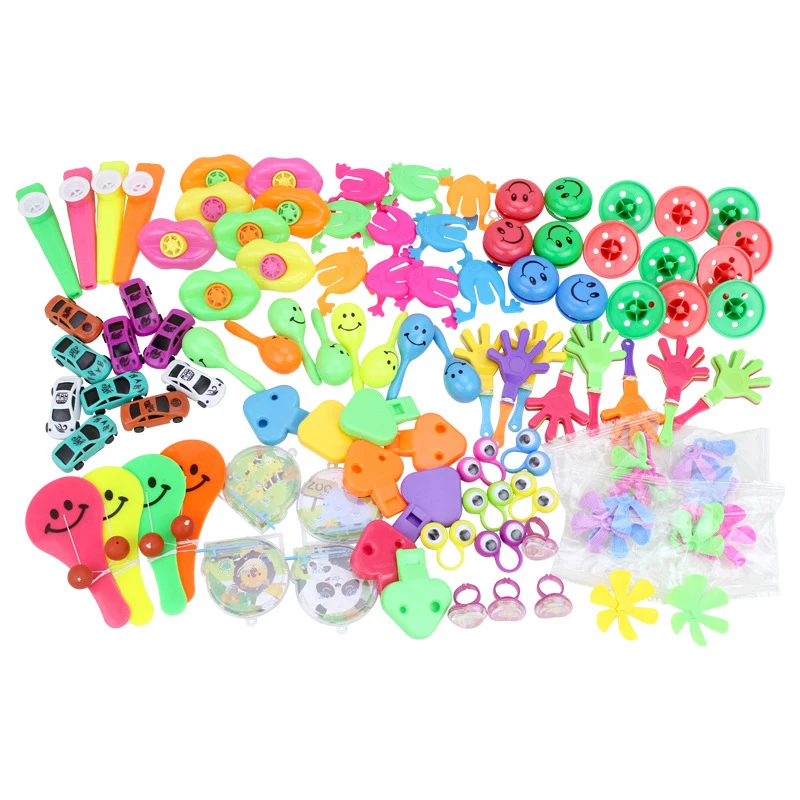 

100Pcs Kids Toys Party Favors Perfect for Prize Gifts Class Treasure Box Carnival Prizes Kids Favorite Pinata Filling Gift