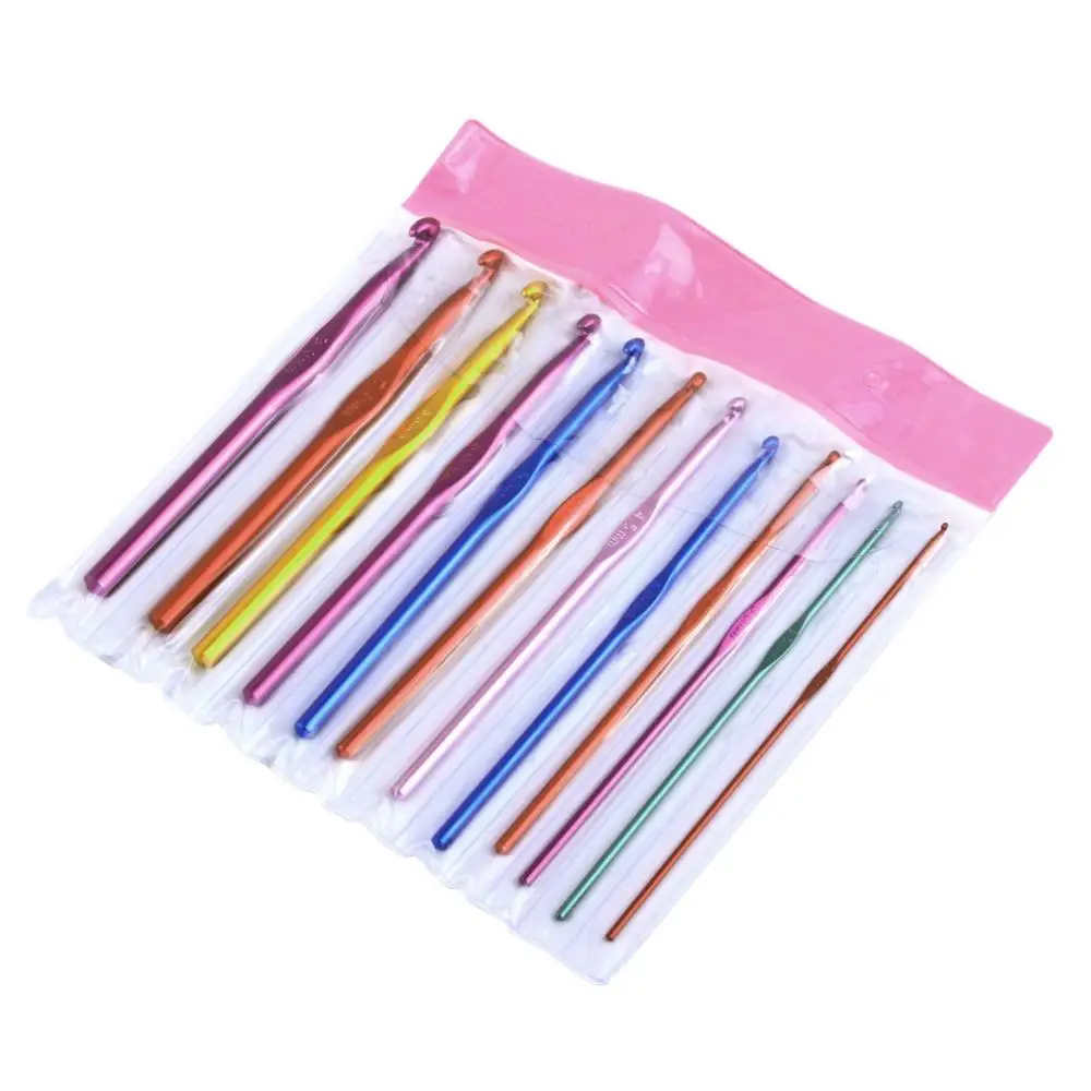 2.0/2.5/3.0/3.5/4.0/4.5/5.0/5.5/6.0/6.5/7.0/8.0mm Multi-color Aluminum Crochet Hooks Needles Knit Weave Craft Yarn Sewing Tools
2.0/2.5/3.0/3.5/4.0/4.5/5.0/5.5/6.0/6.5/7.0/8.0mm Multi-color Aluminum Crochet Hooks Needles Knit Weave Craft Yarn Sewing Tools